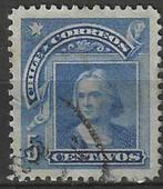 Chili 1905/1908 - Yvert 58 - Christoffel Columbus (ST), Verzenden, Gestempeld