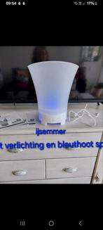 Ijsemmer met bleuthooth speaker en funky verlichting, Ophalen of Verzenden, Zo goed als nieuw