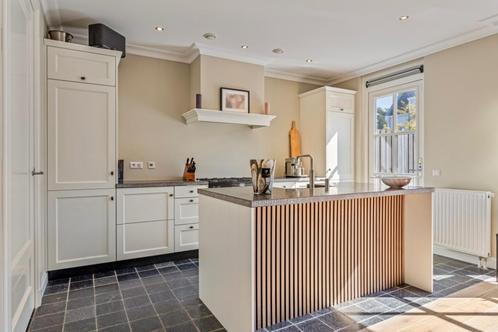 MASSIEF EIKEN KEUKEN MET KOOKEILAND, Huis en Inrichting, Keuken | Complete keukens, Zo goed als nieuw, Dubbelwandige keuken, Wit