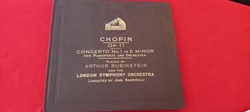 Chopin unieke verzamelbox 5 x vinyl LP 78", Cd's en Dvd's, Vinyl | Klassiek, Zo goed als nieuw, Ophalen of Verzenden