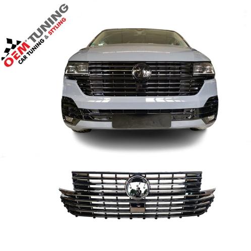 VW Transporter T6.1 Grille | Highline | 19-24 | glossy black, Auto-onderdelen, Carrosserie, Bumper, Volkswagen, Voor, Nieuw, Ophalen of Verzenden