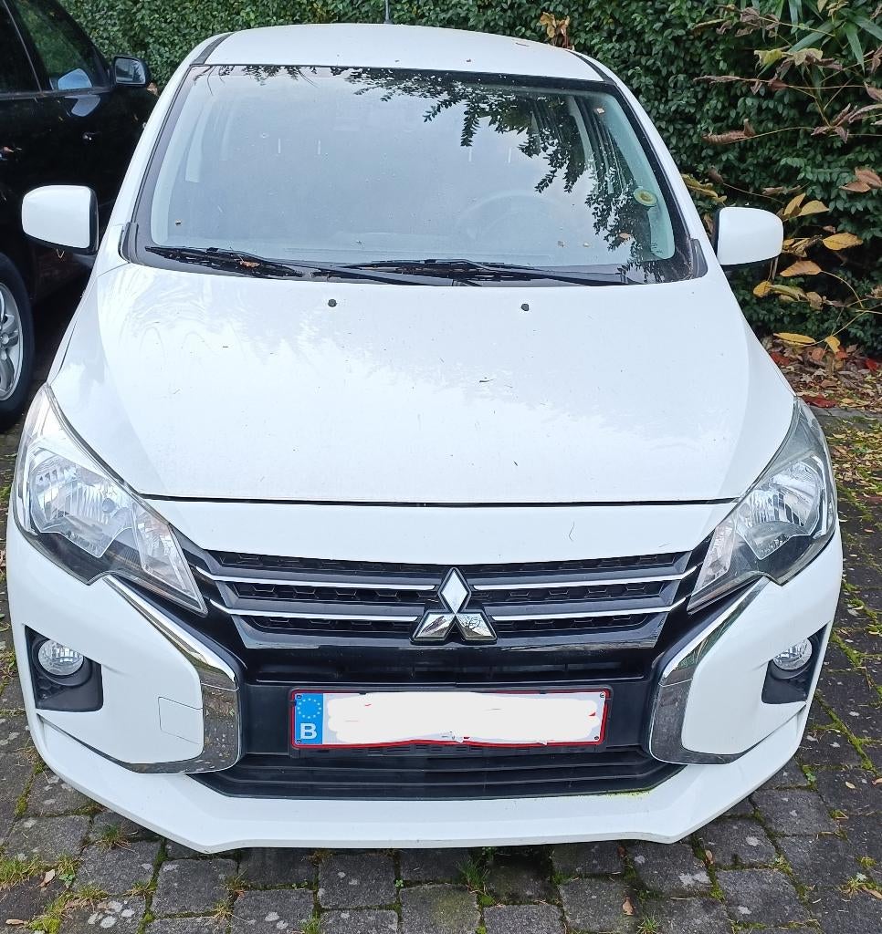 space star 1.0 2020 5p Mistubishi, Auto's, Mitsubishi, Stof, Zwart, 1290 kg, Wit