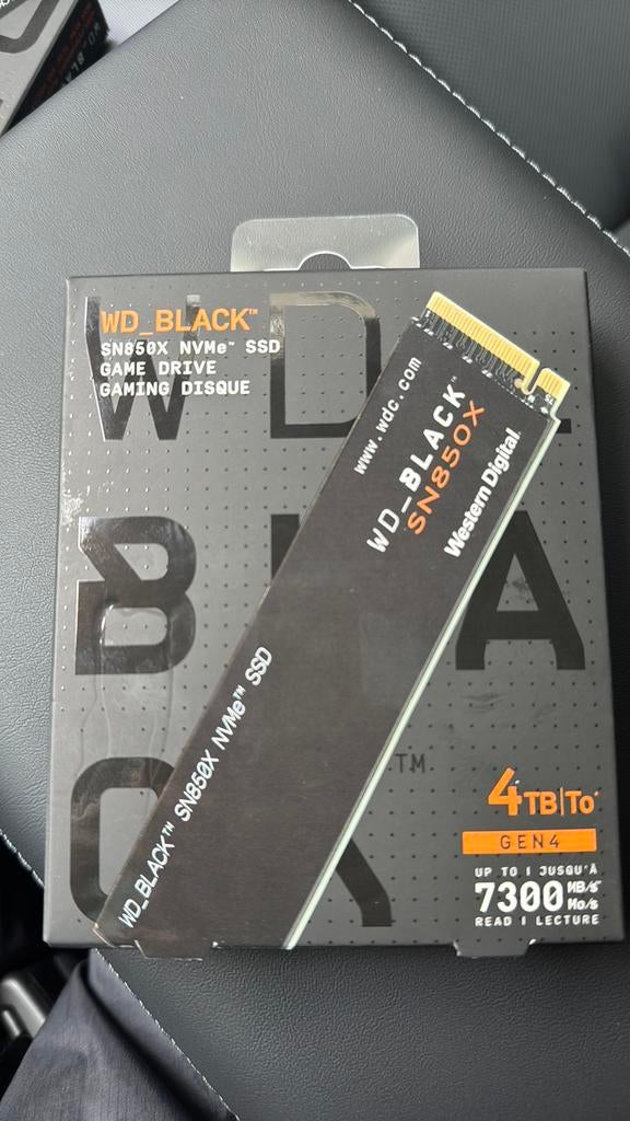 WD BLACK SN850X 4TB Neuf, Ophalen, Intern, SSD, Nieuw