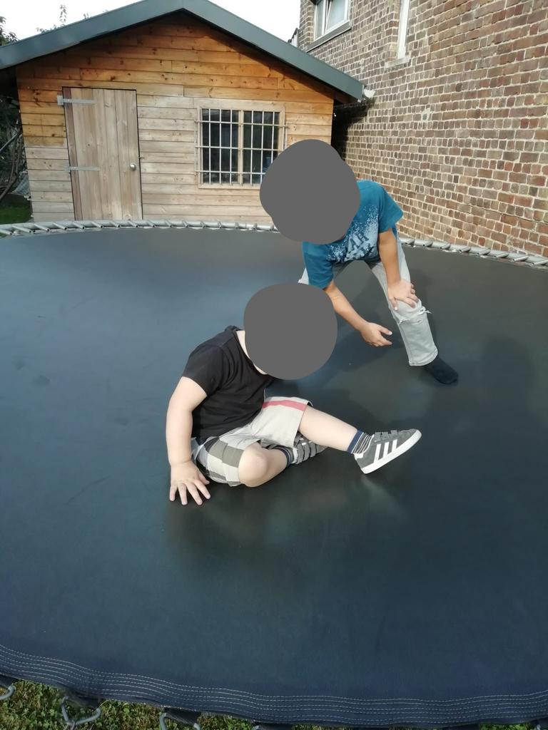 Trampoline met een diameter van 4 m, Kinderen en Baby's, Ophalen of Verzenden, Zo goed als nieuw