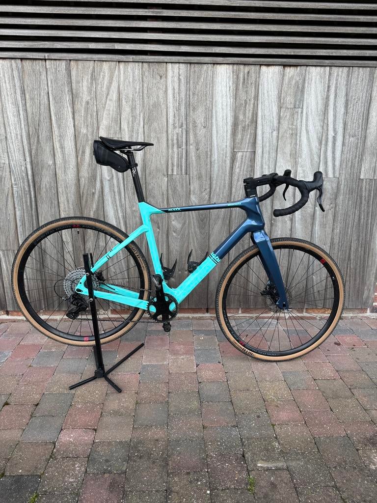 Nieuwstaat Bianchi Arcadex Campagnolo Ekar Maat L, 28 inch, Carbon, 10 tot 15 versnellingen, Zo goed als nieuw