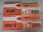 CARNETS D'ENTRETIEN FIAT 1380 - 880 - 880-5 - 580, Articles professionnels, Enlèvement ou Envoi, Jusqu'à 2500, 80 à 120 ch, Utilisé