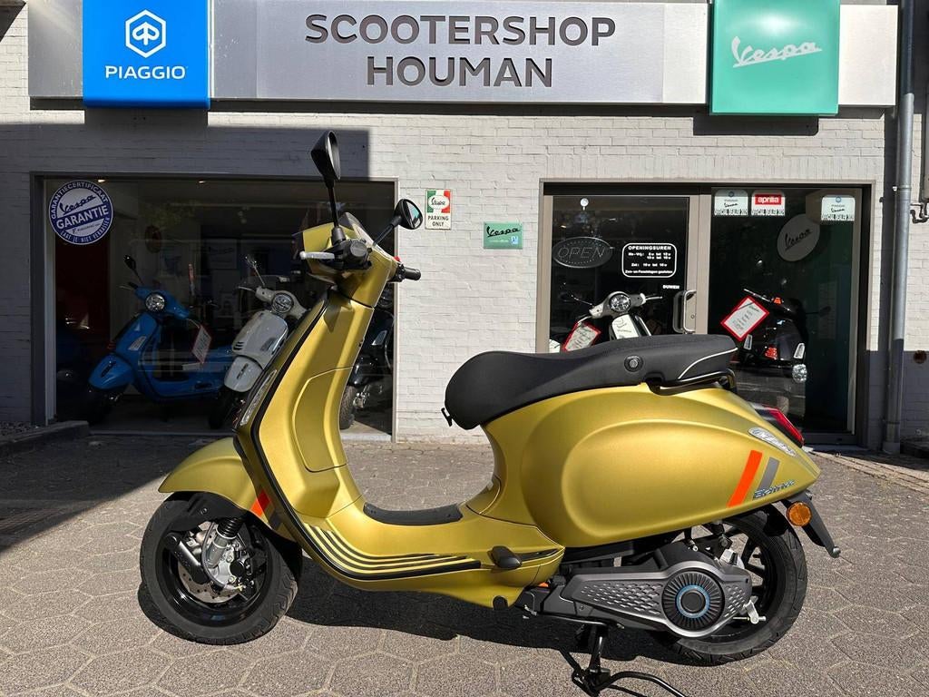 Vespa Sprint S ELETTRICA VERDE AMBIZIOSO (nr.18), Fietsen en Brommers, Scooters | Vespa, Nieuw, Elektrisch, Vespa S