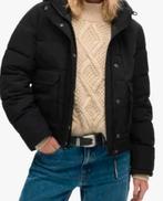 Bomberjack voor dames: Superdry - maat 42 - zwarte kleur, Zwart, Ophalen of Verzenden, Zo goed als nieuw, Maat 46 (S) of kleiner