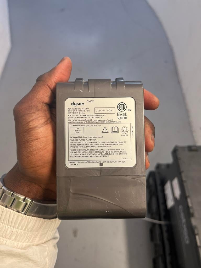 Batterie rechargeable, Ophalen of Verzenden, Gebruikt, Stofzuiger