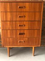 Commode vintage en placage de teck du milieu du siècle 1960, Enlèvement, Utilisé