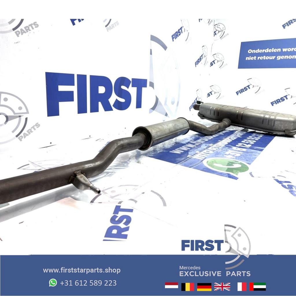 W176 dubbele AMG line uitlaat Mercedes A Klasse 2017 demper, Gebruikt, -, Ophalen of Verzenden, -