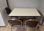 Keukentafel met 3 stoelen, Huis en Inrichting, Tafels | Eettafels, Ophalen, Gebruikt