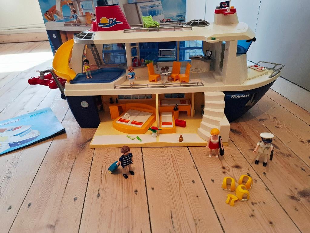 Playmobil cruiseschip, Enlèvement, Utilisé, Ensemble complet