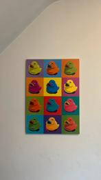 Vintage IKEA KNISTA pop-art schilderij met rubber eendjes, Enlèvement
