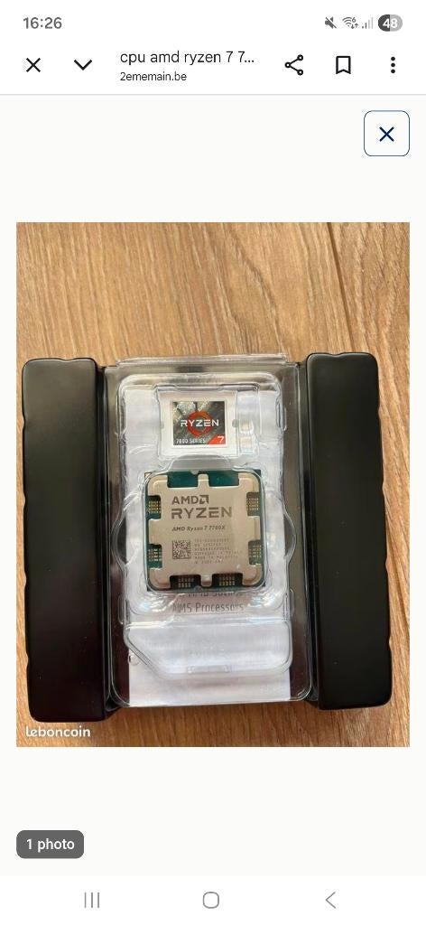 AMD Ryzen 7 7700x AM5-processor, Computers en Software, Desktop Pc's, Zo goed als nieuw, 4 Ghz of meer, Gaming, Ophalen