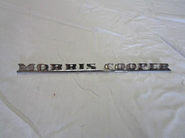 embleem achterklep "morris cooper" mk1 Klassieke Mini, Ophalen, Achterklep, Voor, Nieuw