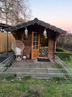 Tuinhuis blockhut schuurtje 3x3, Tuin en Terras, Tuinhuizen, Ophalen, Zo goed als nieuw, Tuinhuis