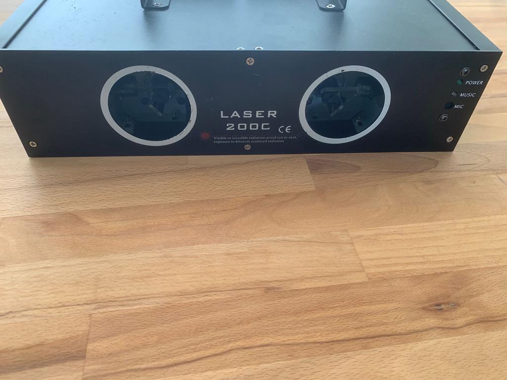 Te koop laser €20, Ophalen, Gebruikt, Laser, Geluidgestuurd