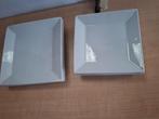 10 BORDEN VIERKANT, Ophalen of Verzenden, Zo goed als nieuw, Bord(en)
