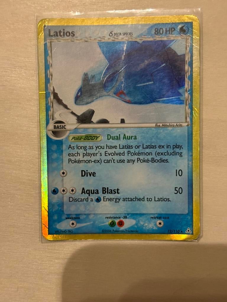 Latios Delta Species Holo 12/110 - EX Holon Phantoms (2006), Ophalen of Verzenden, Zo goed als nieuw