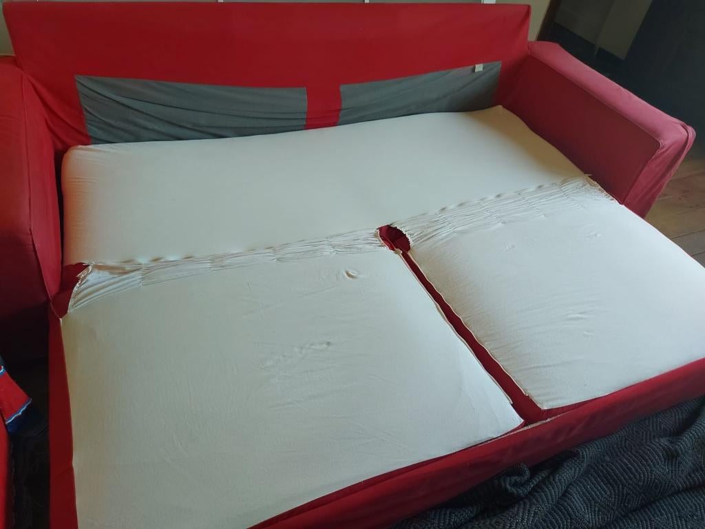 Canapé à donner, Maison & Meubles, Canapés | Salons, Banc droit, Enlèvement, Utilisé, Confortable