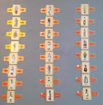 serie 24 bagues de cigare thème costumes slaves, Enlèvement ou Envoi, Utilisé, Bagues de cigare