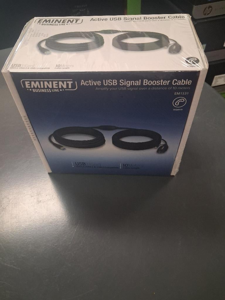 Câble d'extension USB 3.1 Gen1 (USB 3.0) actif de 10 m, Computers en Software, Ophalen, Nieuw