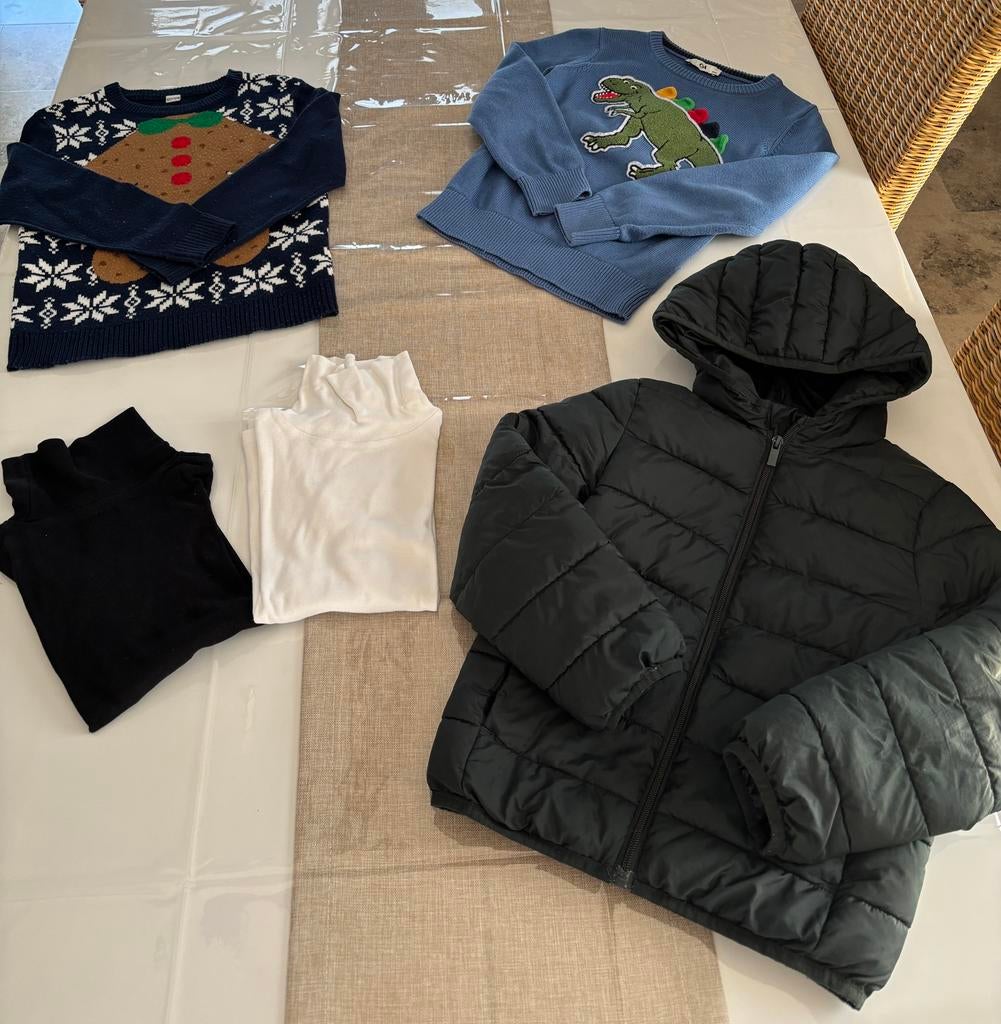 Pakket jongenskledij 122/128, Ophalen, Gebruikt, Maat 128