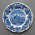 Vintage blauw-wit bord – Tower of London – Engels keramiek, Enlèvement ou Envoi