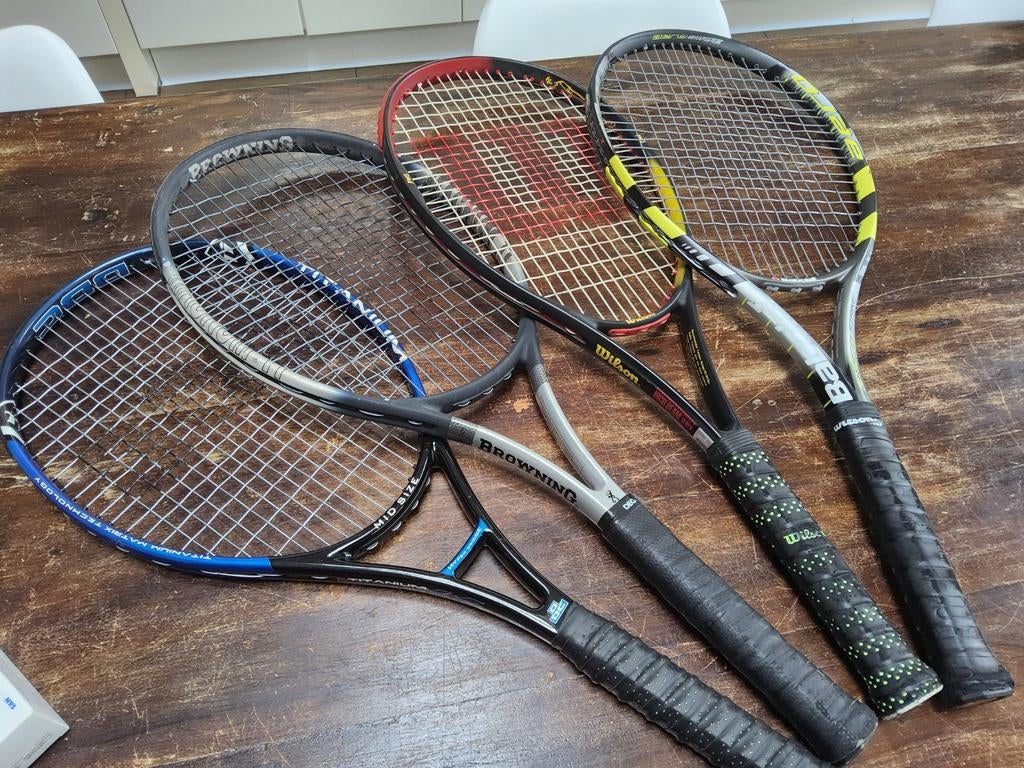 Verschillende tennisrackets in prima staat., Sport en Fitness, Tennis, Ophalen