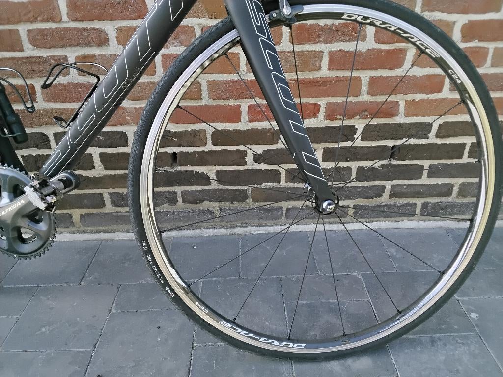 Koersfiets scott, Fietsen en Brommers, Ophalen, Carbon