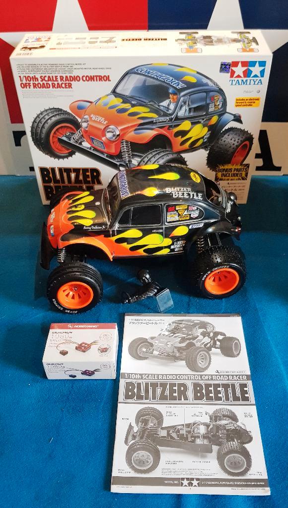 Tamiya Blitzer Beetle #58502 (2011) nieuw gebouwde staat, Hobby en Vrije tijd, Modelbouw | Radiografisch | Overige, Nieuw, Verzenden