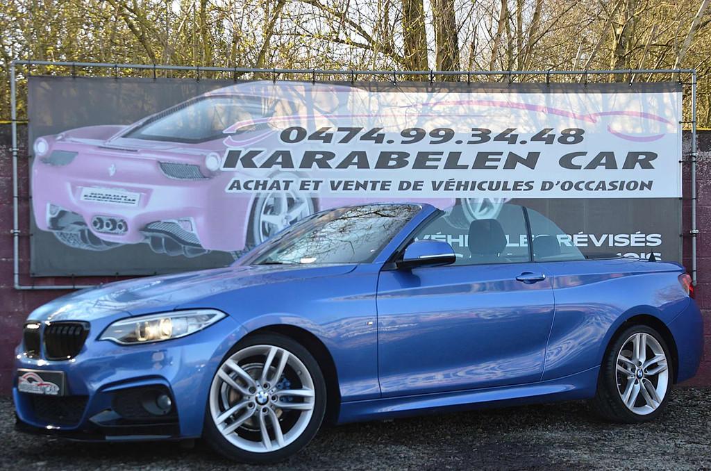 BMW 2 Serie 218 Cabriolet 218d Pack M NAV SENS AR CLIM 62.76, Autos, 100 kW, Euro 6, Entreprise, Cabriolet