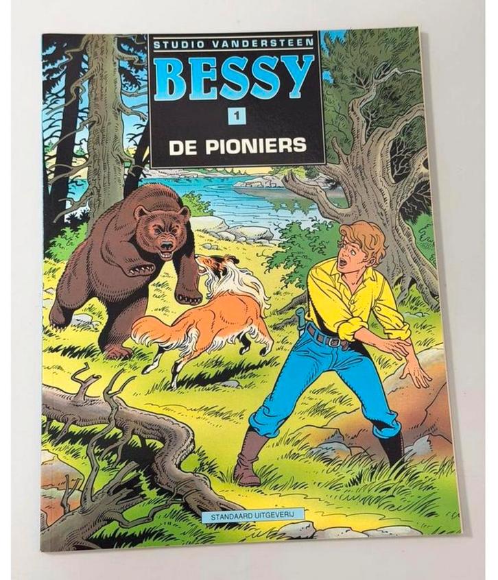 BESSY nr. 1 – De Pioniers | 1e druk 1991 Studio Vandersteen, Boeken, Stripverhalen, Zo goed als nieuw, Ophalen of Verzenden