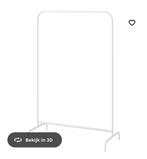 Kledingrek wit Mulig ikea, Kleding | Dames, Kledingrekken, Ophalen, Gebruikt