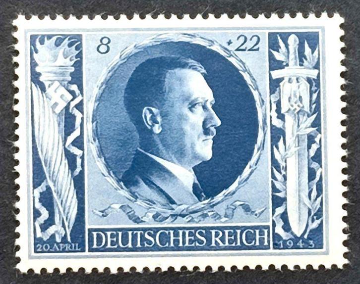 Deutsches Reich: Verjaardagszegel A.Hitler 1943 POSTFRIS, Postzegels en Munten, Postzegels | Europa | Duitsland, Postfris, Overige periodes