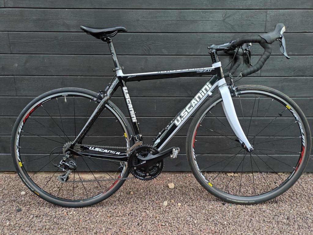 U.scanini race fiets als niew, Fietsen en Brommers, 28 inch, Velgrem, Zo goed als nieuw, Meer dan 20 versnellingen