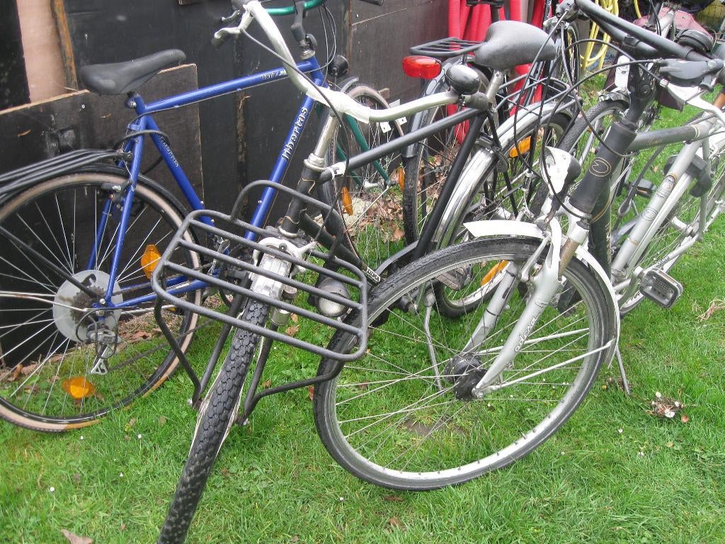 fietsen, Fietsen en Brommers, Fietsen | Heren | Herenfietsen, Gebruikt, Velgrem, Versnellingen, 49 tot 53 cm