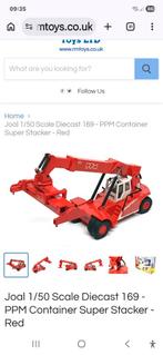 Ppm stacker schaal 1/50 kraanwagen containers, Ophalen of Verzenden