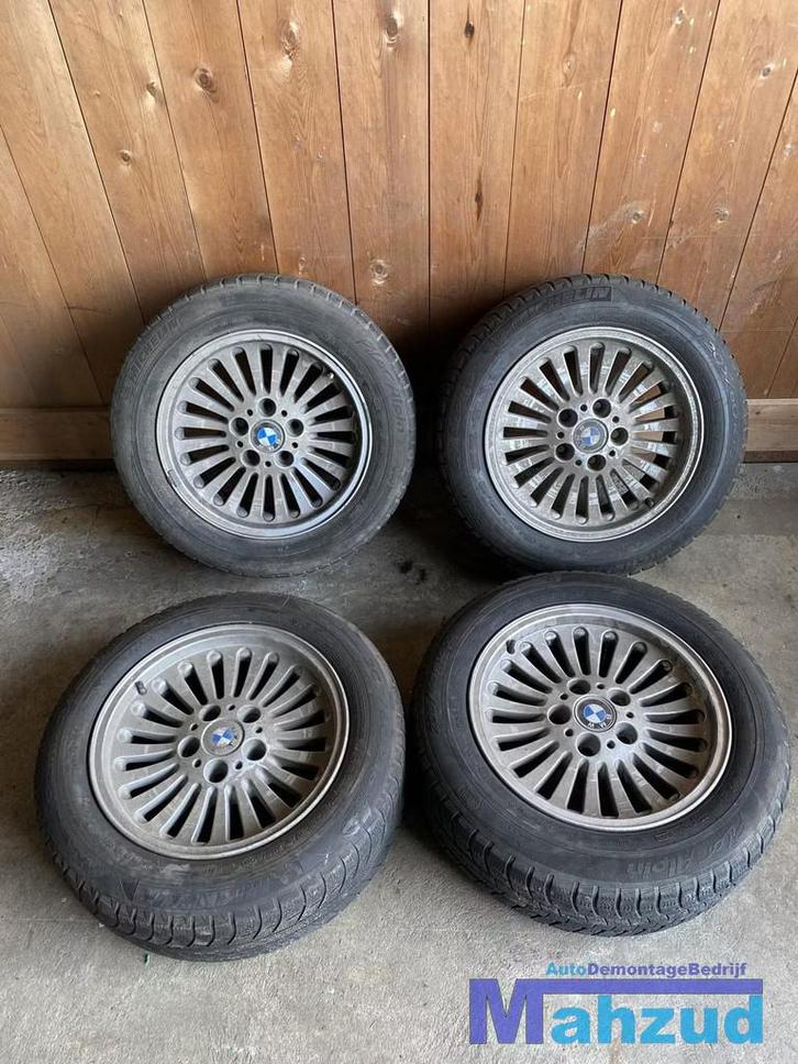 BMW Velgen 5x120 72.5 met winterbanden 16 inch, Auto-onderdelen, Overige Auto-onderdelen, BMW, Gebruikt