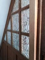 Originele jaren 30 trapkast paneel met glas – decoratief, Doe-het-zelf en Bouw, Ophalen, Gebruikt