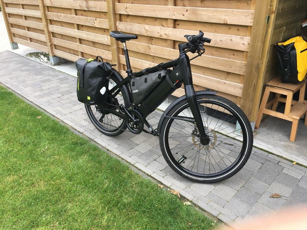 Strömer ST2 2017 + 2 waterdichte tassen 20L, Ophalen, Gebruikt, 51 tot 55 cm, Stromer