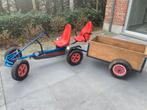 Stevige ocart met duozit en aanhangwagen / kipkar, merk Berg, Ophalen, Gebruikt, Berg, Duozit