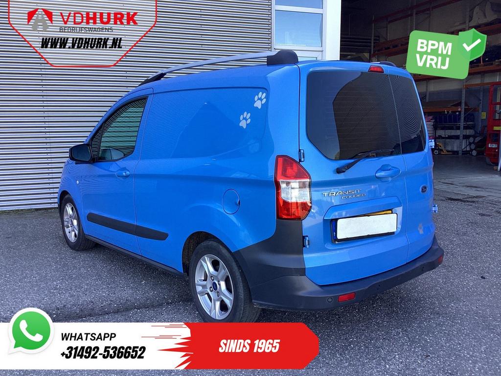 Ford Transit Courier 1.5 TDCI Trend EXPORT MARGE Stoelverw./, Blauw, Bedrijf, Ford, Parkeersensor