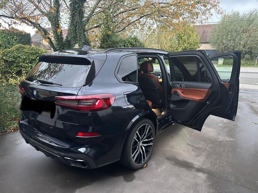 BMW X5 45e Plug‑in Hybrid • Trekhaak • Luxe Uitvoering, Automaat, Blauw, Leder, Bruin