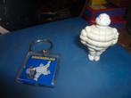 MICHELIN SLEUTELHANGER EN MANNEKEN, Antiek en Kunst, Ophalen