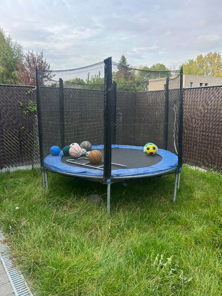 Trampoline, Kinderen en Baby's, Speelgoed | Buiten | Trampolines, Ophalen, Zo goed als nieuw