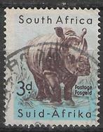 Zuid-Afrika 1960/1961 - Yvert 223 - Neushoorn (ST), Verzenden, Zuid-Afrika, Gestempeld
