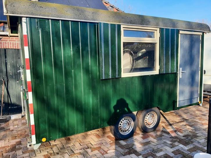 schaftkeet pipowagen B&B CAMPING woonruimte gastenverblijf, Bricolage & Construction, Abris de chantier & Baraques de chantier
