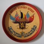 Blikken plateau Extra Alliés., Verzamelen, Merken en Reclamevoorwerpen, Ophalen of Verzenden, Reclamebord
